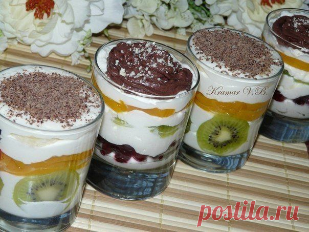 Очень вкусный, ТВОРОЖНЫЙ ДЕСЕРТ- ЖЕЛЕ.
