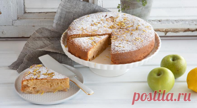 Шарлотка с яблоками и манкой, пошаговый рецепт с фото