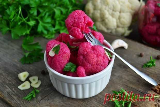 Маринованная цветная капуста по-армянски на зиму — Сад Заготовка