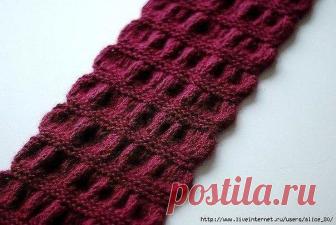 Шарф гармошкой