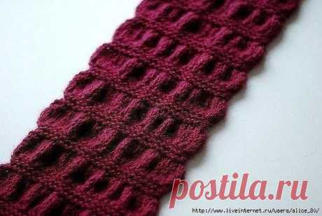 Шарф гармошкой