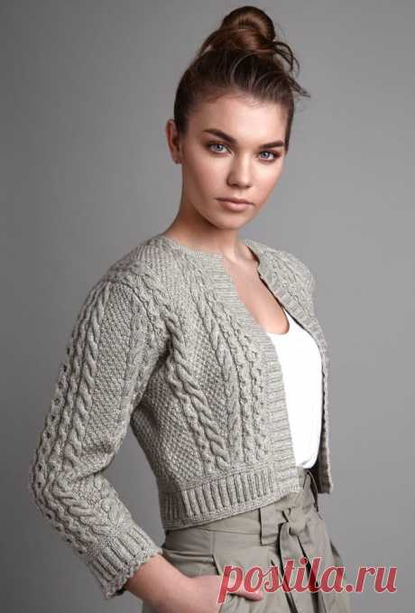 Короткий жакет Hearten by Kim Hargreaves - Knitting.Klubok.ru.com
