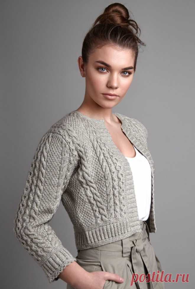 Короткий жакет Hearten by Kim Hargreaves - Knitting.Klubok.ru.com