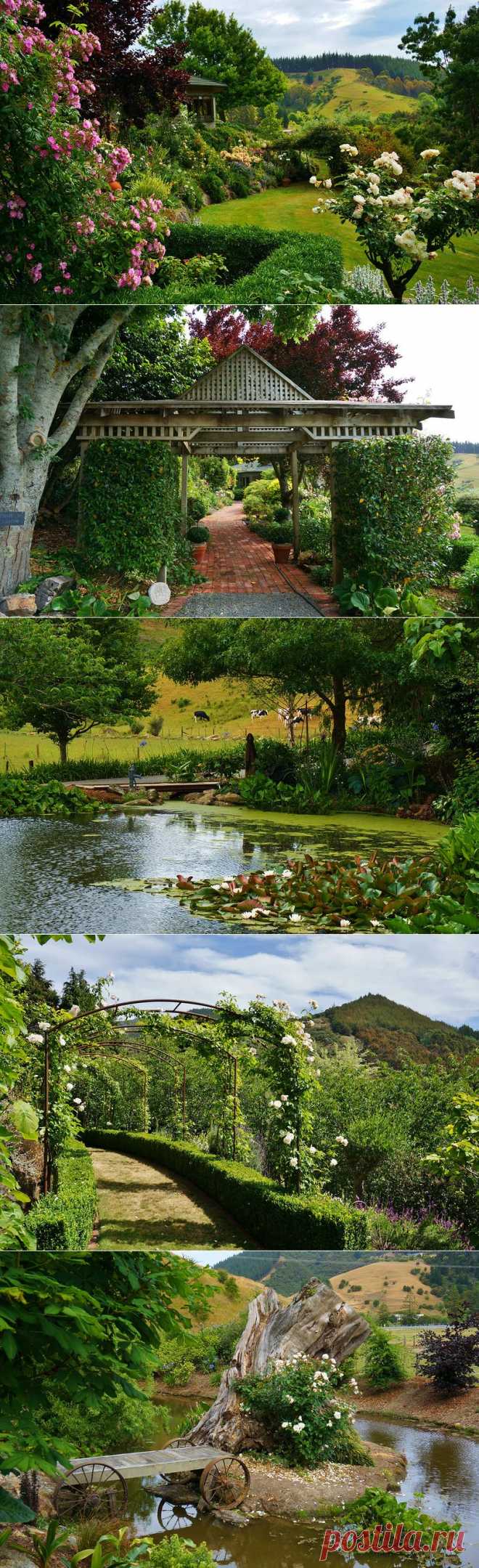 Сад и коттедж Таквуд (Thackwood Cottage). Новая Зеландия