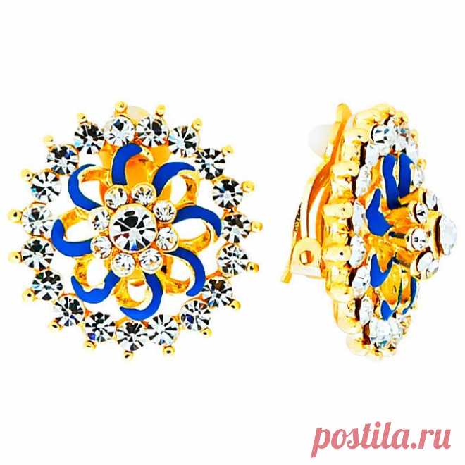 Клипсы "Цветок" Laetitia Moreau
Описание
Материал: металл под золото, эмаль, кристаллы Swarovski. Размер клипс: 2,2 x 2,2 см. Изделие гипоаллергенно.