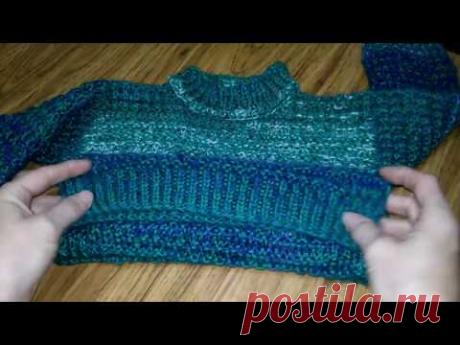 Детская теплая кофточка. Обзор Как я быстро связала
