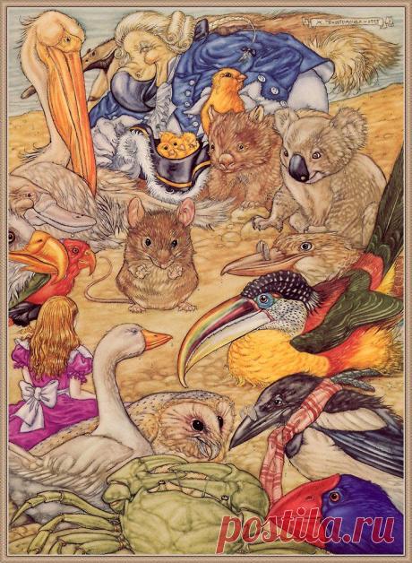 Alice in Wonderland by Angel Dominguez Алиса в стране чудес Энжел Домингес | Алиса в Стране Чудес