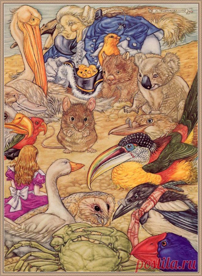 Alice in Wonderland by Angel Dominguez Алиса в стране чудес Энжел Домингес | Алиса в Стране Чудес