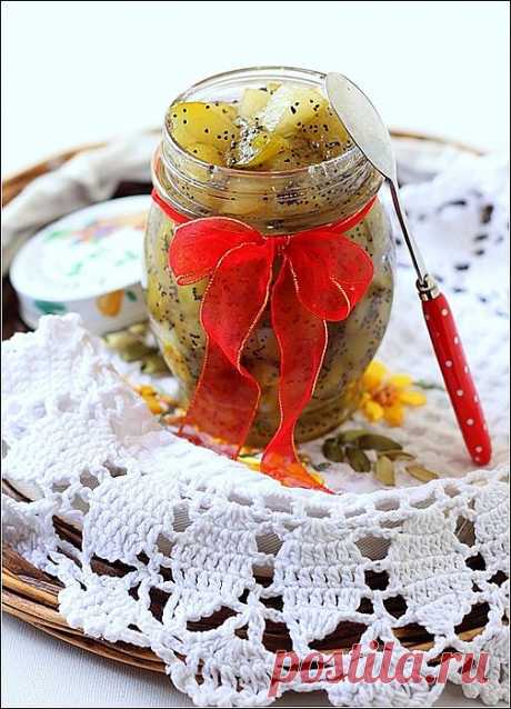 Варенье из груш с маком .