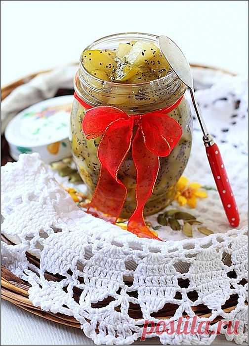 Варенье из груш с маком .