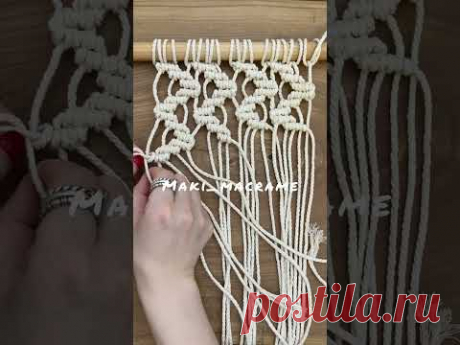 Macrame Pattern DIY - YouTube