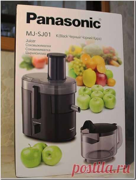 Обзор соковыжималки Panasonic MJ-SJ01.