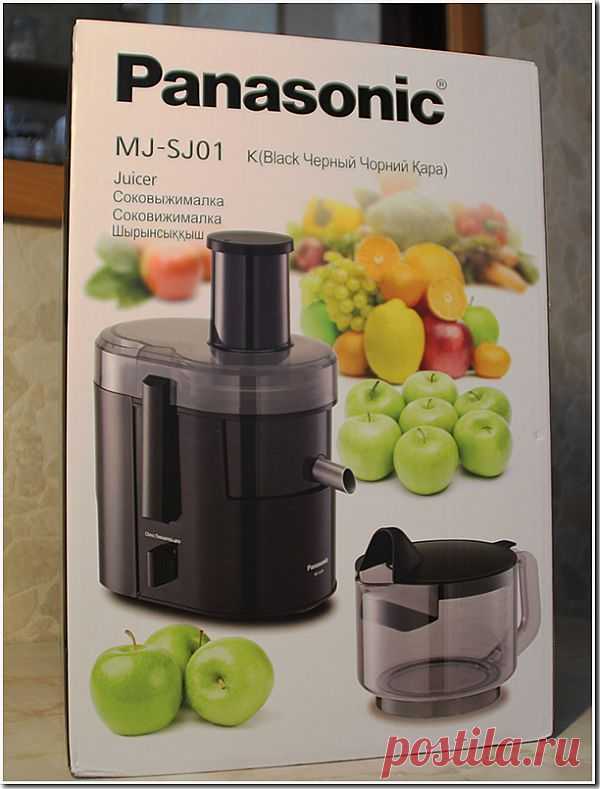 Обзор соковыжималки Panasonic MJ-SJ01.
