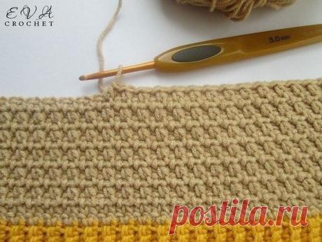 Красивый и простой узор крючком