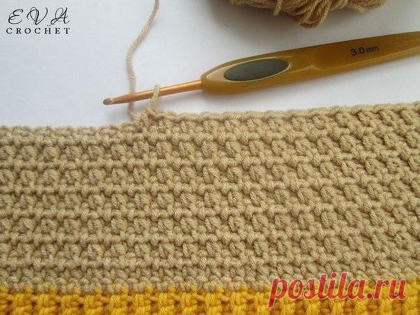Красивый и простой узор крючком