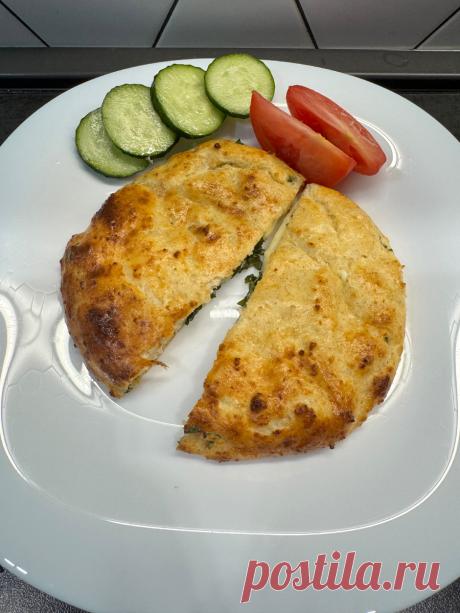 Идеальный завтрак для энергии и сытости: белковая лепешка с зеленью | На ПП просто | Дзен