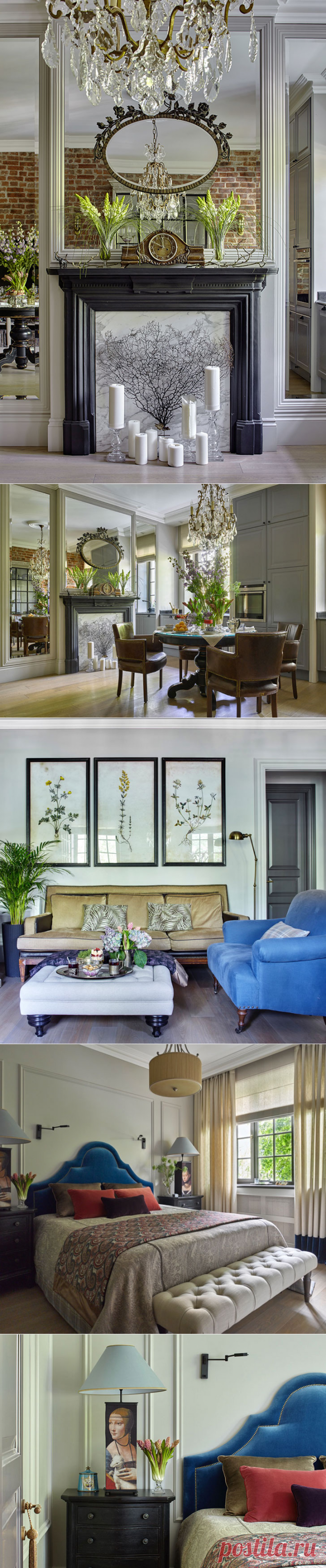 〚 Modern classic apartmnet in Moscow by Katerina Lashmanovaё