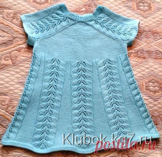 Ажур на рукавах и спинке. Работа Натальи Пелых | Клубок