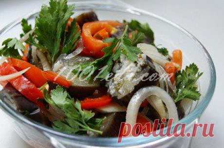 Рецепт вкусной закуски из синеньких - Овощи на зиму . 1001 ЕДА вкусные рецепты с фото!