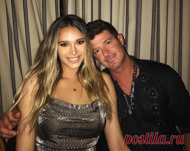 Жена Робина Тика рассекретила пол ребенка публикацией в Инстаграм