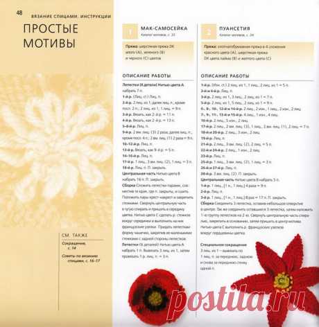 цветы спицами - Самое интересное в блогах