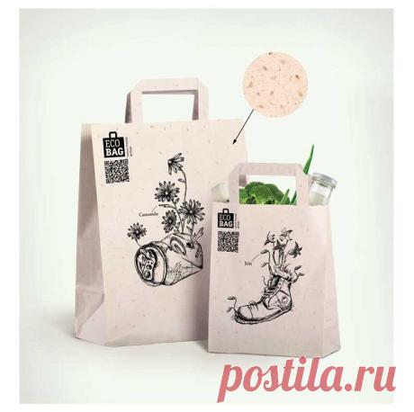 Пакеты из семян. Они производятся из переработанной бумаги, в которую запечатаны семена различных растений.
Оказавшись на земле, такой пакет после первого же дождя начинает разлагаться и формирует питательную среду для содержащихся в нем семян.