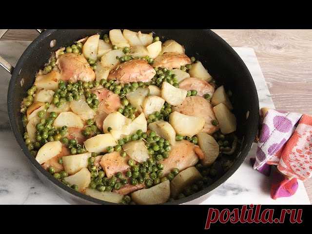 One Pot Roast Chicken with Potatoes & Peas | Episode 1156 To get this complete recipe with instructions and measurements, check out my website: http://www.LauraintheKitchen.com

Instagram: http://www.instagram.com/mrsvitale

Official Facebook Page: http://www.facebook.com/LauraintheKitchen

Contact: Business@Lau