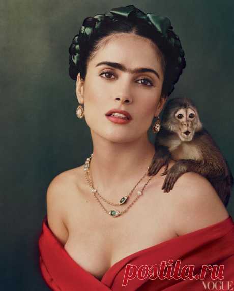 Хайек, © Annie Leibovitz|Шикарных женщин пост | У нас все звезды