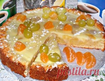 Быстрый заливной пирог, обогнал шарлотку