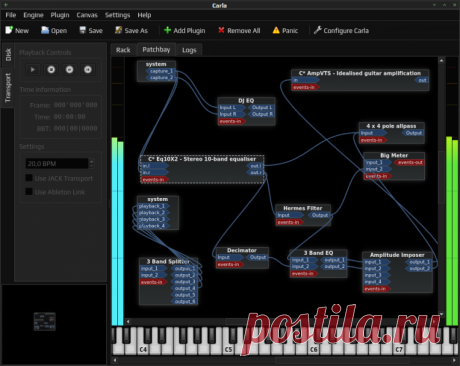 Carla / Полнофункциональный хост для аудио плагинов (audio plugin host)