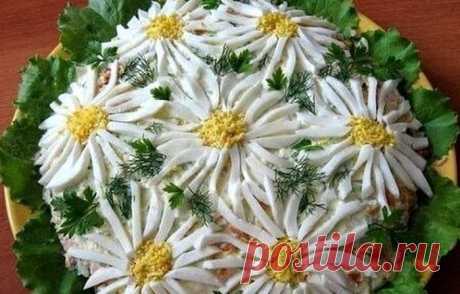 Салат “Ромашка”