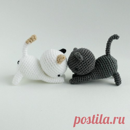 Котик амигуруми Neko Atsume: схема крючком | AmiguRoom