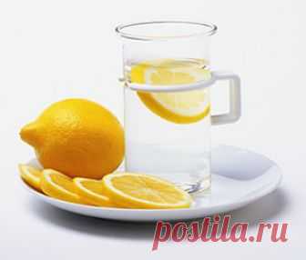 Лимонная вода натощак по утрам для похудения, здоровья, красоты