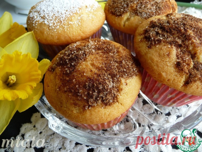 Маффины с нутеллой и корицей Кулинарный рецепт