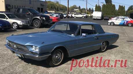 1966 Ford Thunderbird / F36 / Портленд 2018 / Аукционы Mecum 1966 Ford Thunderbird представлен как Lot F36 at Portland, OR