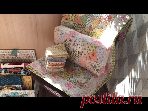 Лоскутное одеяло из летних тканей. Подробный рассказ для начинающих. #MiniQuilt