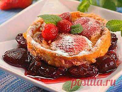Клубника, запеченная в сливовом соусе - рецепт с фото - Рецепты с фото