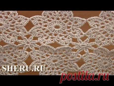 How To Join Crochet Flower Motif Урок 12 часть 2 из 2 Вязаный мотив — Яндекс.Видео