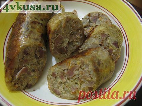 Крупеник в колбасной оболочке | 4vkusa.ru