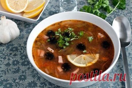 Как приготовить солянка сборная мясная - рецепт, ингредиенты и фотографии