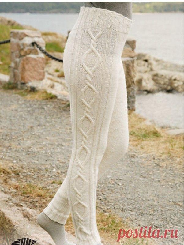 Утепляемся! Брюки, рейтузы, колготки, легинсы спицами