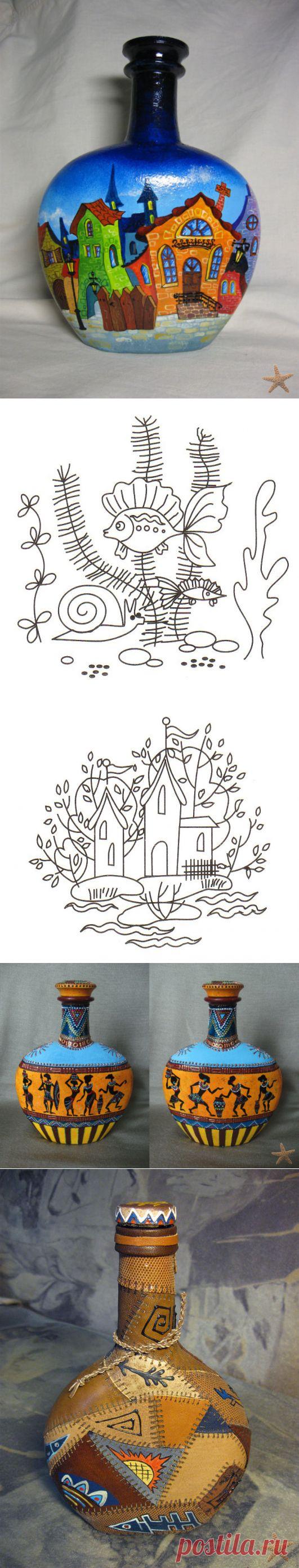 Роспись бутылок