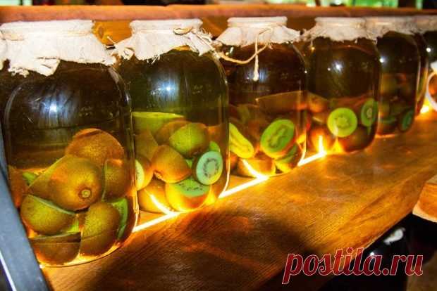 Консервированные киви — Домашние заботы