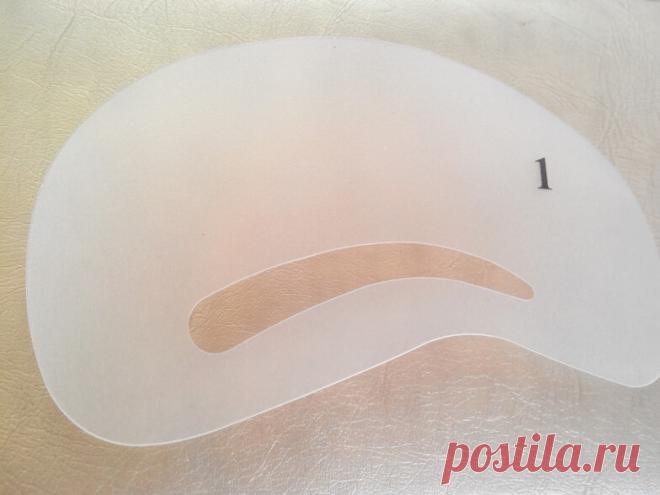 Трафарет для бровей своими руками: как сделать шаблон самостоятельно