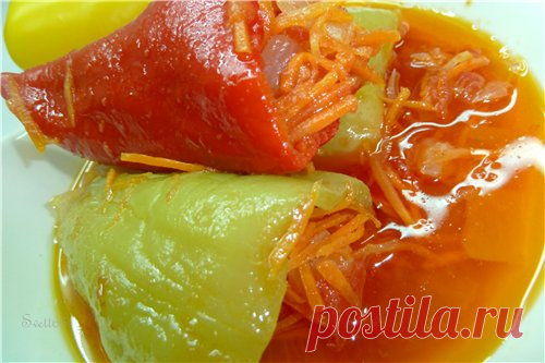 Перец фаршированный овощами из серии 
