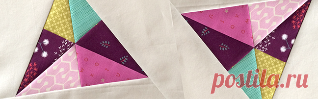 Triangle Wheel Block // Foundation Paper Piecing Tutorial – Pile O' Fabric