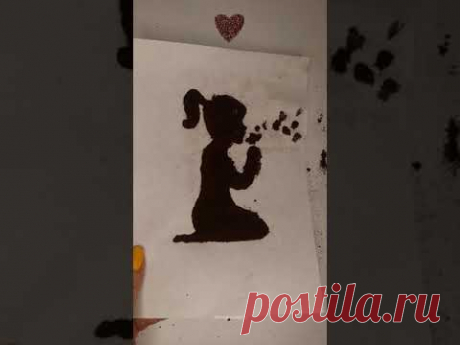 Нарисовала девочку с одуванчиком - YouTube