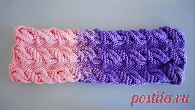 Снуд Омбре спицами