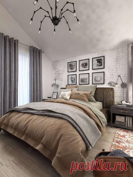 Дизайн с имитацией кирпичной кладки в интерьере