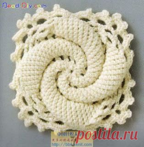 Knitting And Beading Wedding Bridal Accessories and Free pattern: Free crochet square pattern